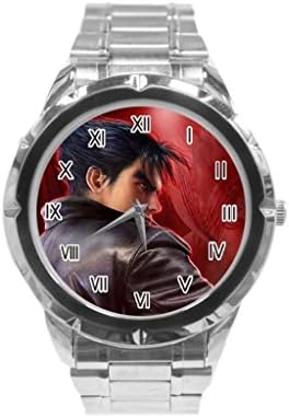 Jin Kazama In Tekken 6 Custom stainless steel watch men's tide