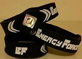 Energy Force Wristband FEEL THE FORCE!:Black W/White L 20.5cm Energy, Balance, Strength, Endurance & MORE!