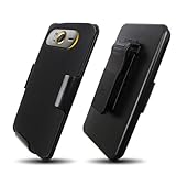HTC HD7 (3in1) Screen Guard Holster Case Combo w/ Kickstand - Black