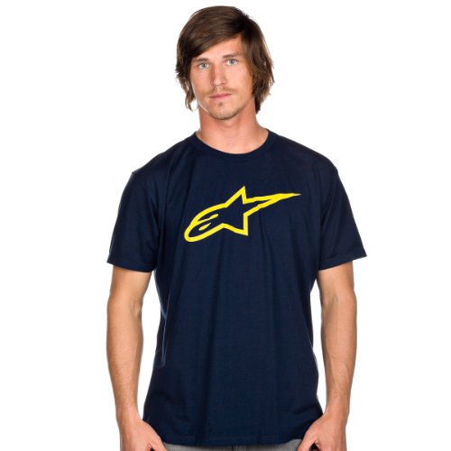 Alpinestars Uni Classic T-Shirt Alpinestar Logo, navy/yellow, M, 1039-72041 Preisvergleich