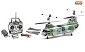 Carson 500507025 - Doppel Koaxial Heli Marine HM 38 mit Alu Tuning, ferngesteuerter Indoor Helikopter, 4 Kanal, 2.4 GHz, Fertigmodell