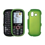 Neon Green Rubberized Snap-On Cover Hard Case Cell Phone Protector for Sams ....
