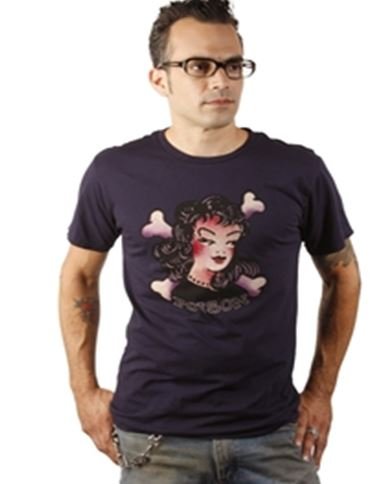 Sailor Jerry POISON Men's Navy Tee