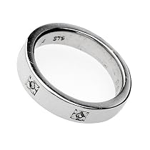 9ct Gold Ladies 205585/000/305 0.03ct Diamond Set  Wedding Band Ring