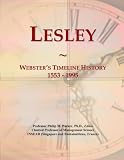 Lesley: Websters Timeline History, 1553 - 1995