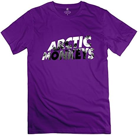 Men's Arctic Monkeys Logo O-neck T-shirt Size XS Purple