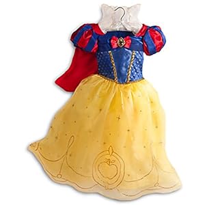 Disney Store Deluxe Snow White Halloween Costume Dress Size S Small 5 - 6 5T