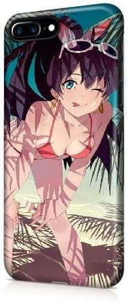 Generic Call Phone Case for iPhone 7 Plus [Number:HAAFKDHF83754] HIBIKI GANAHA IDOLMASTER SERIES iPhone 7 Plus Hard Plastic Phone Case Cover