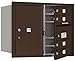 Horiz Mailbox, PL6, 5Dr, Bz, FL, 23-1/2in