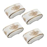 Royal Doulton-Royal Albert Old Country Roses Gold Napkin Rings Classic, Set of 4