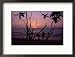 Couple and Sunset,Tamarindo, Costa Rica Photos To Go Collection Framed Photographic Poster Print by Jennifer Broadus, 21x17