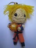 Goku Dragon Ball Z Voodoo String Doll Keychain Lucky Charm