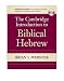 The Cambridge Introduction to Biblical Hebrew with CD-ROM