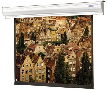 Da-Lite Contour Electrol HDTV Format Electric Wall and Ceiling Projection Screen, 58 x 104, 119 Diagonal, Glass Beaded Surface