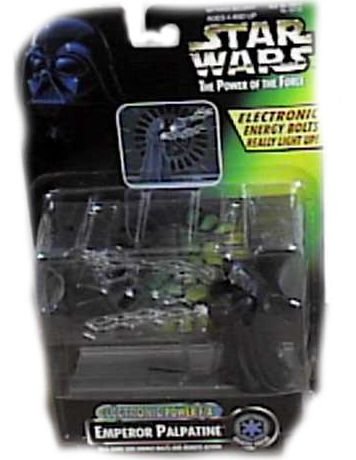 41602V9082L Star Wars Power of the Force Electronic Power F/X Emperor Palptine Action Figure