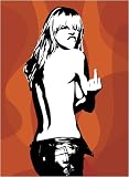 70er retro lounge Design Poster - Plakat - Kunstdruck - 50 x