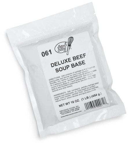 Total Ultimate Foods Deluxe Beef Soup Base, 16-Ounce Resealable Pouch (Pack of 12) by Total Ultimate Foods