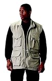 Khaki Convertible Safari Outback Jacket, Size Large
