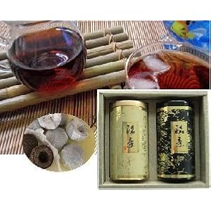 【クリックで詳細表示】【茶頌ギフト3000円Cセット 陳年プーアル小沱茶 ＋ 1級品 凍頂烏龍茶 2缶セット】箱入りでギフトなどにピッタリ！