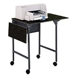 Safco(R) Machine Stand With Drop Leaves, Black