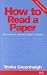 Book How to Read a Paper