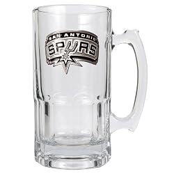 San Antonio Spurs NBA 1 Liter Macho Mug - Primary Logo by Great American Products