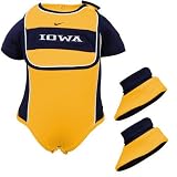Nike Iowa Hawkeyes Infant Bib & Booties Set II