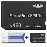 4GB Memory Stick Pro Duo Card For PSP Cameras, Mobiles