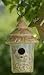 8.5" Outdoor Garden Birdhouse Decoration "Bless This Home"