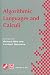 Book Algorithimic Languages and Calculi