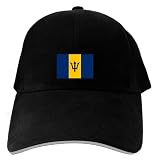 CAPS BLACK FLAG EMBROIDERY  BARBADOS 
