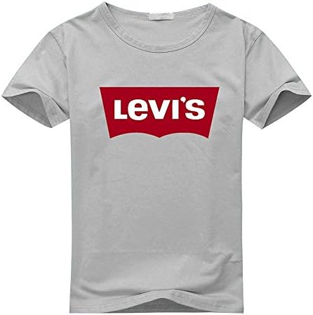 Levis Batwing For Men's Printed Short Sleeve Tee Tshirt Medium Gray