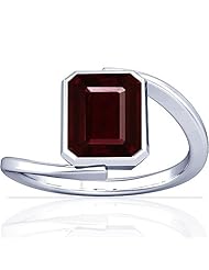 18K White Gold Emerald Cut Ruby Solitaire Ring (GIA Certificate)