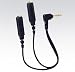 Y88 Gives Dual Connection From Accs Headset