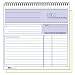 TOPS 4133 Spiralbound Labor & Service Invoice Book, Duplicate Style, 50 Sets/Book