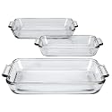 Anchor Hocking Oven Basics Baking Trio 3-Piece Value Pack
