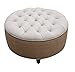 Tufted Round Ottoman, 30