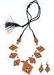 Ethnic Jewellery Necklace and Earing In Terracota Handmade Gifts