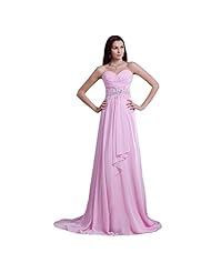 Sweetheart Chiffon Empire   Waistline Bridesmaid Dress 