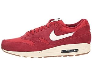 Nike Air Max 1 Essential - Gym Red / Sail-Black-Black, 10.5 D US