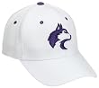 Washington Huskies White Fit Stretch Cap From Top Of The World
