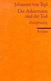 Produkt-Bild: Der Ackermann und der Tod. Zweisprachig. Text und &Uuml;bertragung.