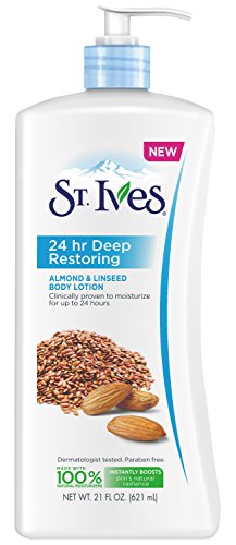 St. Ives Body Lotion, 24 Hour Deep Restoring Moisture 21 oz