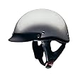 HCI-100- Silver Motorcycle/Scooter Half Helmet (Medium)
