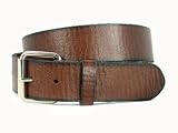 Vintage Genuine Soft Hand Oil-Tanned Leather Snap on Buckle Belts