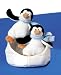 Two Baby Penguins in an Igloo