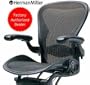 Aeron Desk Chair, Full-Featured Lumbar Support, Color - Carbon, Medium