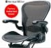 Herman Miller Aeron Chair Medium Size (B) Lumbar support Graphite Base Classic Pellicle
