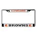 Express Cleveland Browns Chrome License Plate Frame