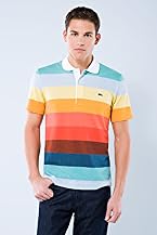 Short Sleeve Rainbow Multi-color Pique Polo